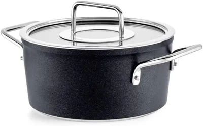 Produktbild von Fissler Kochtopf, Aluminium, Ø 20 cm, 2.7 L, mit Glasdeckel, Adamant Antihaftbeschichtung, Induktionsgeeignet, PFOA-frei, Backofengeeignet bis 230°C