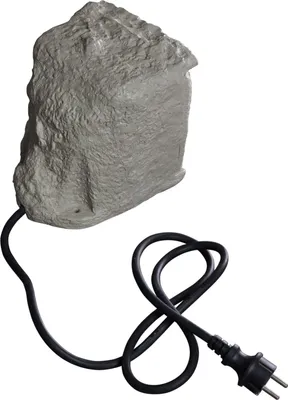 Produktbild von Außensteckdose 2-Fach, Schaltzeituhr, IP44, stein optik, 3680W, 16A