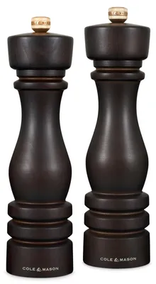 Zout- und Pfeffermühlen-Set, Buchenholz, 220 mm, verstellbar