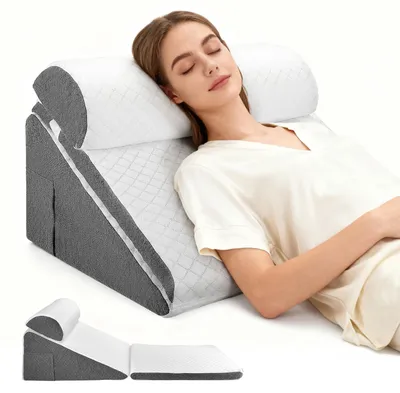 Obrázok produktu pre Nastaviteľná oporná podložka z pamäťovej peny pre ergonomickú podporu chrbta