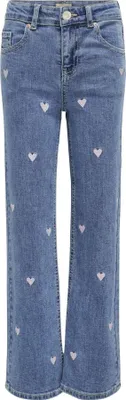 Produktbild von Kids Only Juicy Wide Leg Heart Jeans Kinder