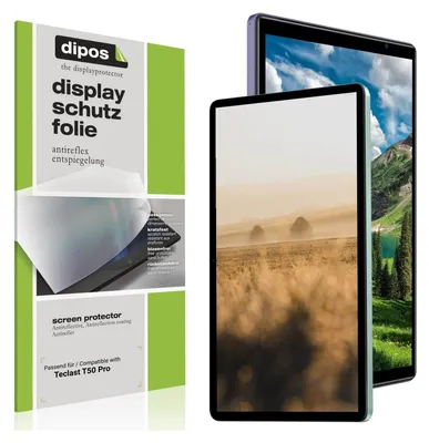 Produktbild von 2x Schutzfolie für Teclast T50 Pro matt Displayschutzfolie Folie Display Schutz dipos