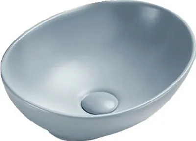 Produktbild von Mexen Elza Aufsatzwaschbecken 40 x 33 cm, Blau/Grau matt - 21014069
