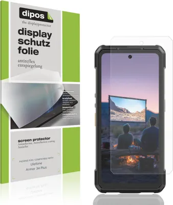 Image de 4x Film de protection d'écran pour Ulefone Armor 34 Plus protecteur antireflet dipos