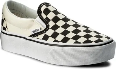 Obrázek produktu pro Vans Classic Slip-On Platform 18E BWW BLK / WHT Checkboard EU 40,5