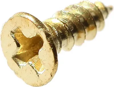 Schrauben, Minischrauben, Senkkopfschrauben, 6x4mm-gold