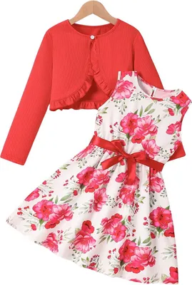 Productafbeelding van Currero Jurk Meisjes Rood 5-6Y