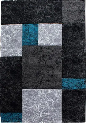 Image de CARARELLE tapis tissé pour salon et chambre à coucher à motifs géométriques