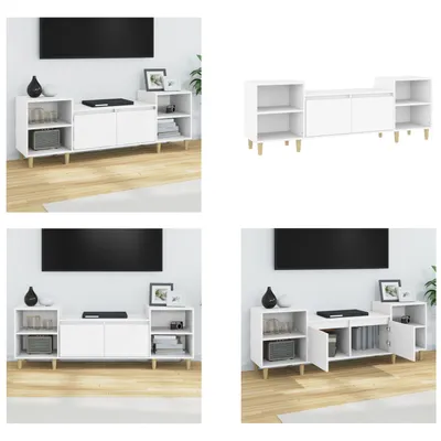 Immagine prodotto di vidaXL Mobile TV bianco 160x35x55 cm in legno - Mobile TV - Mobili TV - Mobili TV - Porta TV