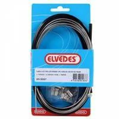 Produktbild von ELVEDES Rollerbrake Cable Kit Br-IM85 81 55 45 1700 mm 2250 mm Edelstahl schwarz (auf der Karte)