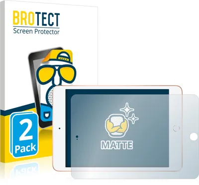 Produktbild von 2x BROTECT Schutzfolie für Apple iPad Mini 5 2019 (im Querformat, 5. Gen.) Displayschutz Displayschutzfolie Folie Matt Entspiegelungsfolie
