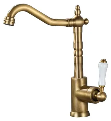 Produktbild von Retro Hohe Küchenarmatur Bronze 360° Drehbar