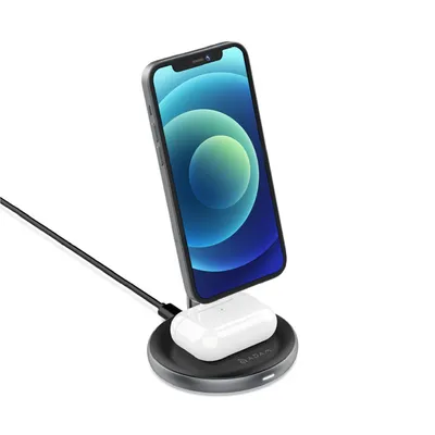 Obrázok produktu pre Adam Elements OMNIA M2, Vnútorný, USB, 12 V, Bezdrôtové nabíjanie, Čierna
