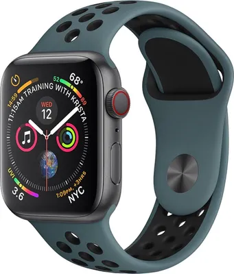 Obrázok produktu pre Náhradný remienok pre Apple Watch Series 4 / 5 40mm Smartwatch silikónový remienok šedý