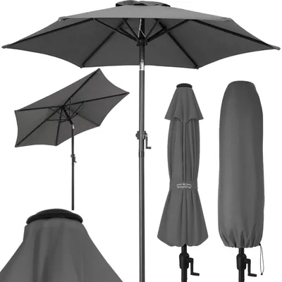 Productafbeelding van Parasol - Zwengel - Kantelbaar - Blauw - 200 cm