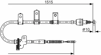 Produktbild von Bosch Seilzug, Feststellbremse  1 987 482 097
