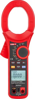 Produktbild von Uni-T UT222 Stromzange für Gleich-/Wechselstrom bis 2500 A, 63 mm Backenöffnung, Tiefpassfilter