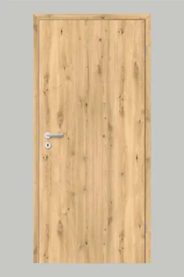 Produktbild von Pertura Zimmertür Yori CPL Eiche Astig aufrecht 86,0x198,5 cm Rechts