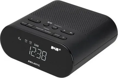 Productafbeelding van New Majestic RS-116 DAB, Klok, Digitaal, DAB, DAB+, FM, PLL, 87,5 - 108 MHz, 174.928 - 239.2 MHz, 2 W