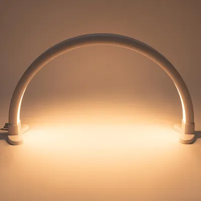 Obrázek produktu pro Půlměsíční stolní lampa LED bílá s nastavitelným světlem pro manikúru na nehty