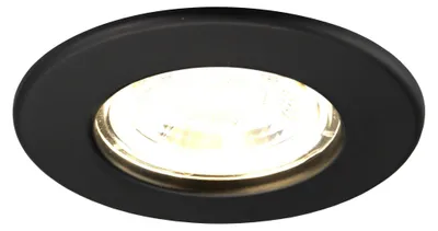 Produktbild von Ledvion LED Einbaustrahler Schwarz 5W Warmweiss wasserdicht IP65