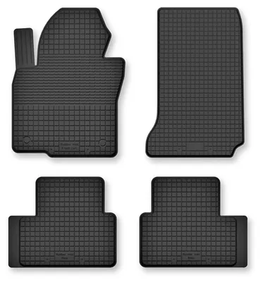 Produktbild von Gummi-Fußmatten für Mercedes S W222 2013- (Coupé) – 4-tlg, Schwarz, Semi-Universal, angepasst – Wielganizator Semi-Universal