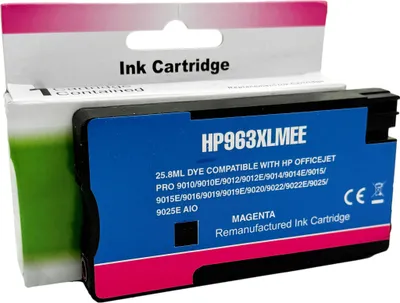 Produktbild von Kompatible Druckerpatrone für HP OfficeJet Pro 9010 9020 als Ersatz für 963XL Magenta - 1600 Seiten - H-963XL-M