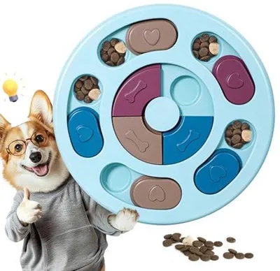 Produktbild von Interaktive Hundepuzzle mit Snackdispenser - Aktivitätstrainer für aktive Hunde