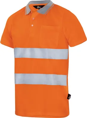 Zdjęcie produktu dla Koszulka robocza polo Koszulka polo o wysokiej widoczności, pomarańczowa, rozmiar XL