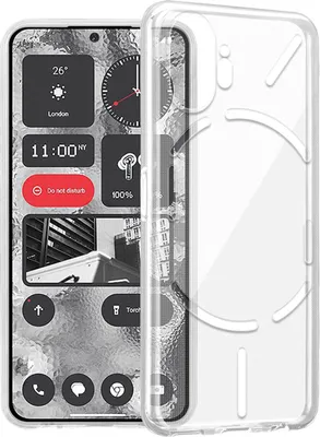 Immagine prodotto di Custodia Cadorabo per Nothing Phone 2 in FULL TRANSPARENT custodia protettiva in TPU flessibile in silicone cover cover telefono cellulare