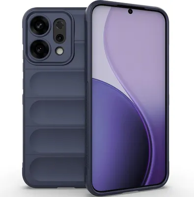 Produktbild von Handyhülle für Oppo Reno14 Weich TPU Silikon Stossfest Anti-rutsch Hülle Dunkelblau