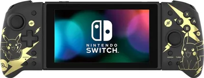 Produktbild von Hori Split Pad Pro, Gamepad, Nintendo Switch, D-Pad, Turbo-Taste, Kabellos, Bluetooth, Schwarz, Gold
