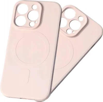 Produktbild von Silikonhülle Hülle mit Magsafe für Iphone 15 Pro Pink