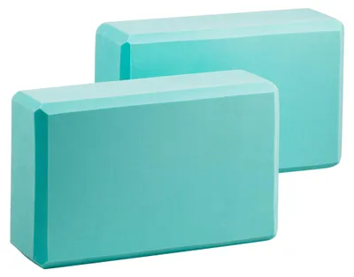 Image de Exerz : Lot de 2 blocs de yoga en mousse EVA, pour le fitness, le Pilates et les étirements