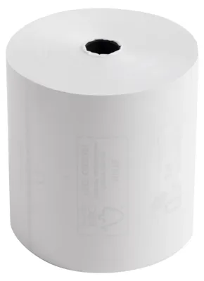Produktbild von Exacompta 30x Rolle 1-lagig thermisch Kasse 55g Br: 80mm L: 76m Weiß 43816E