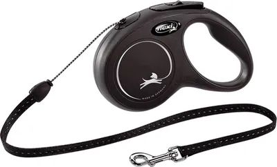 Produktbild von flexi New Classic S Seil 5 m schwarz
