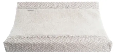 Produktbild von Baby's Only Wickelauflagenbezug Happiness - Urban Taupe/Ecru - 45x70 cm