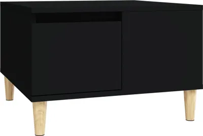 Produktbild von vidaXL Couchtisch Schwarz 55x55x36,5 cm Holzwerkstoff