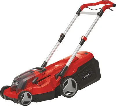 Zdjęcie produktu dla Einhell Rasarro 36/38 Kit Power X-Change Kosiarka Czerwona 45 l
