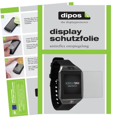 Produktbild von 6x Schutzfolie für X-WATCH X30W Smartwatch matt Displayschutzfolie Folie Display