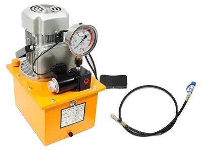 Immagine prodotto di Pompa idraulica elettrica, 750W, 220V, velocità 1400 giri/min, pressione di esercizio 2-70 MPa, capacità del serbatoio del carburante: 7 litri