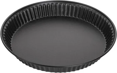 Produktbild von Quicheform - Kuchenform - Zum selbst Backen - Antihaftbeschichtung - 28 cm - Schwarz