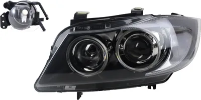 Produktbild von Scheinwerfer passend für BMW 3er E90 E91 01/2005 -08/08 D1S H7 Li. + Nebel 63117161667 7161667 63176920703 63176910791 6910791 6920703 Johns