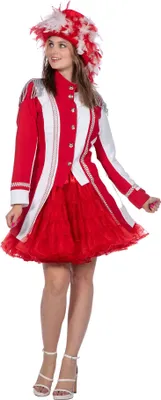 Produktbild von Funkenmariechen Jacke rot-weiß Größe: 38