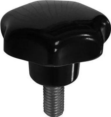 Obrázok produktu pre HSI hviezdicové gombíky s oceľovým závitovým čapom 50 / M10x 30 mm SB 1