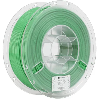 Image de Filament ABS PolyLite de Polymaker, vert, 1,75 mm, 1 kg