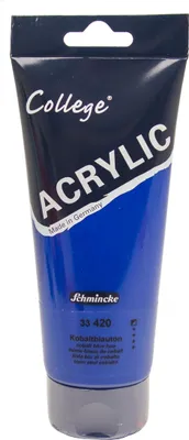 Produktbild von Schmincke 200ml College Acryl Kobaltblauton Acryl 33 420 014 ***