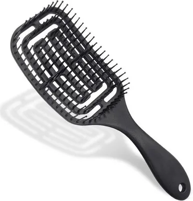 Image de Brosses à cheveux courbées Gentele professionnelles pour cheveux secs et mouillés, brosses de massage pour femmes, hommes et enfants