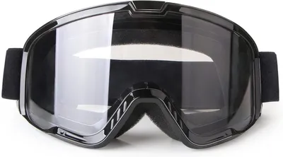 Productafbeelding van Motorfiets Goggles - ATV Rijbril - Offroad Rijden - Anti-Fog Anti-Kras - 18 x 10 x 7 cm - Zwart