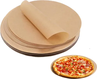 Produktbild von Heissluftfritteuse Backpapier 30 cm, 100 Stück, rund, antihaftbeschichtet, bis 230 °C, für Heissluftfritteuse